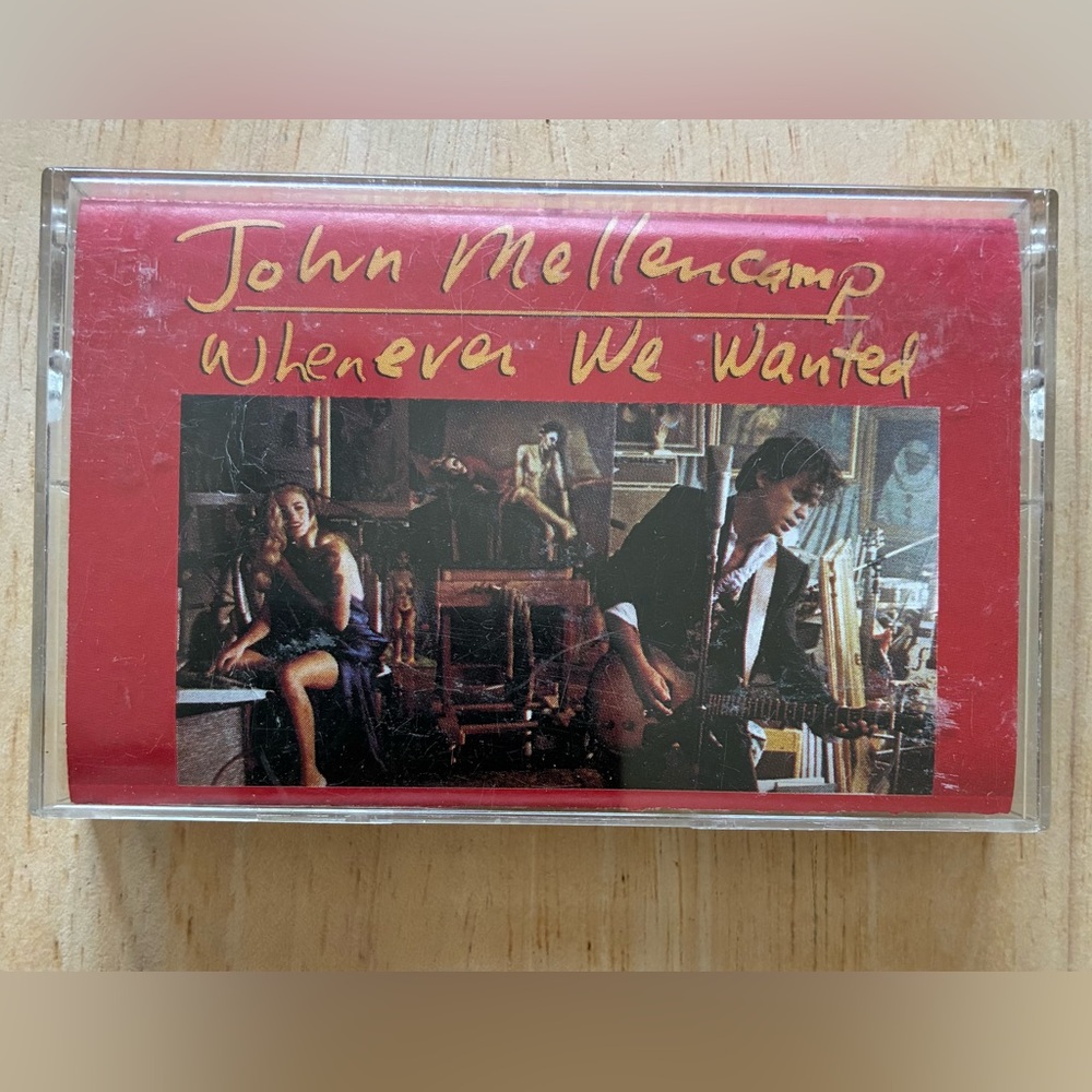 John Cougar Mellencamp Whenever We Wanted 1991 Cassette Tape